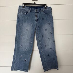 Christopher & Banks Women’s 12 Star Beaded Jeans Ankle